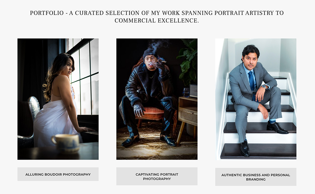 Website Design & Professional Photography Services / Balata Tree Media / NJ